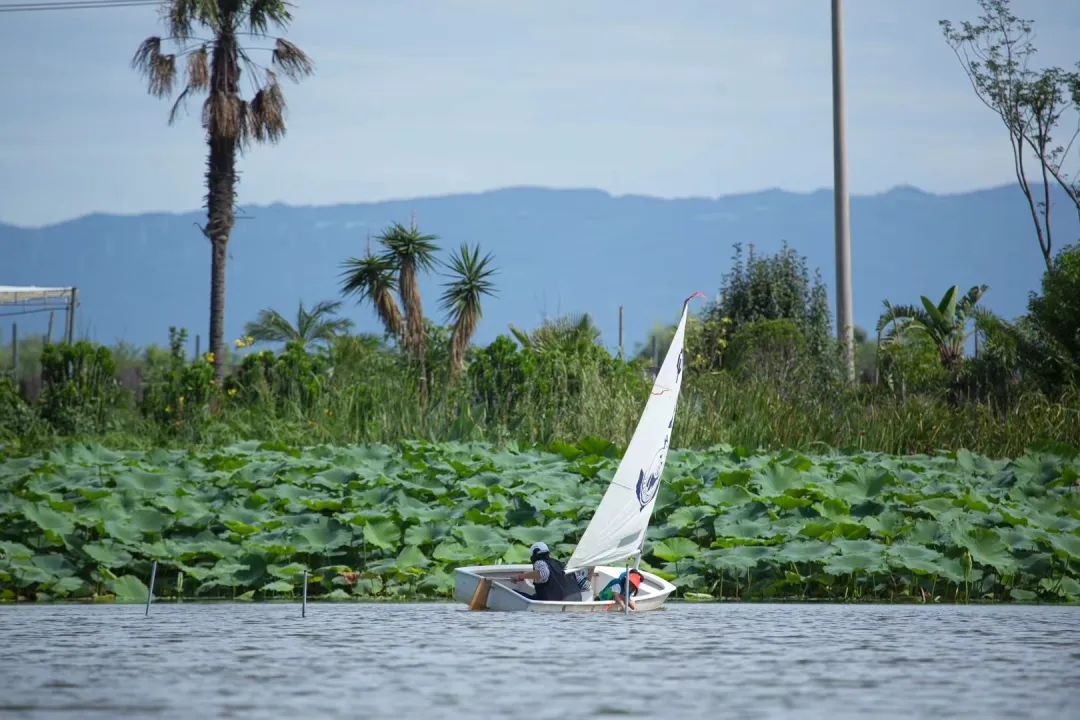 Experience sailing on the beautiful lake