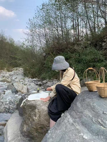 Mini徒步去山间采摘 | 溪边拓染