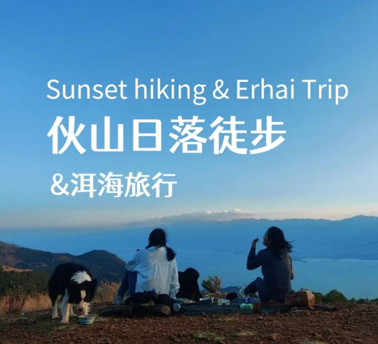 伙山轻徒步看日落 | 环半个洱海，拜访山里的农民画社