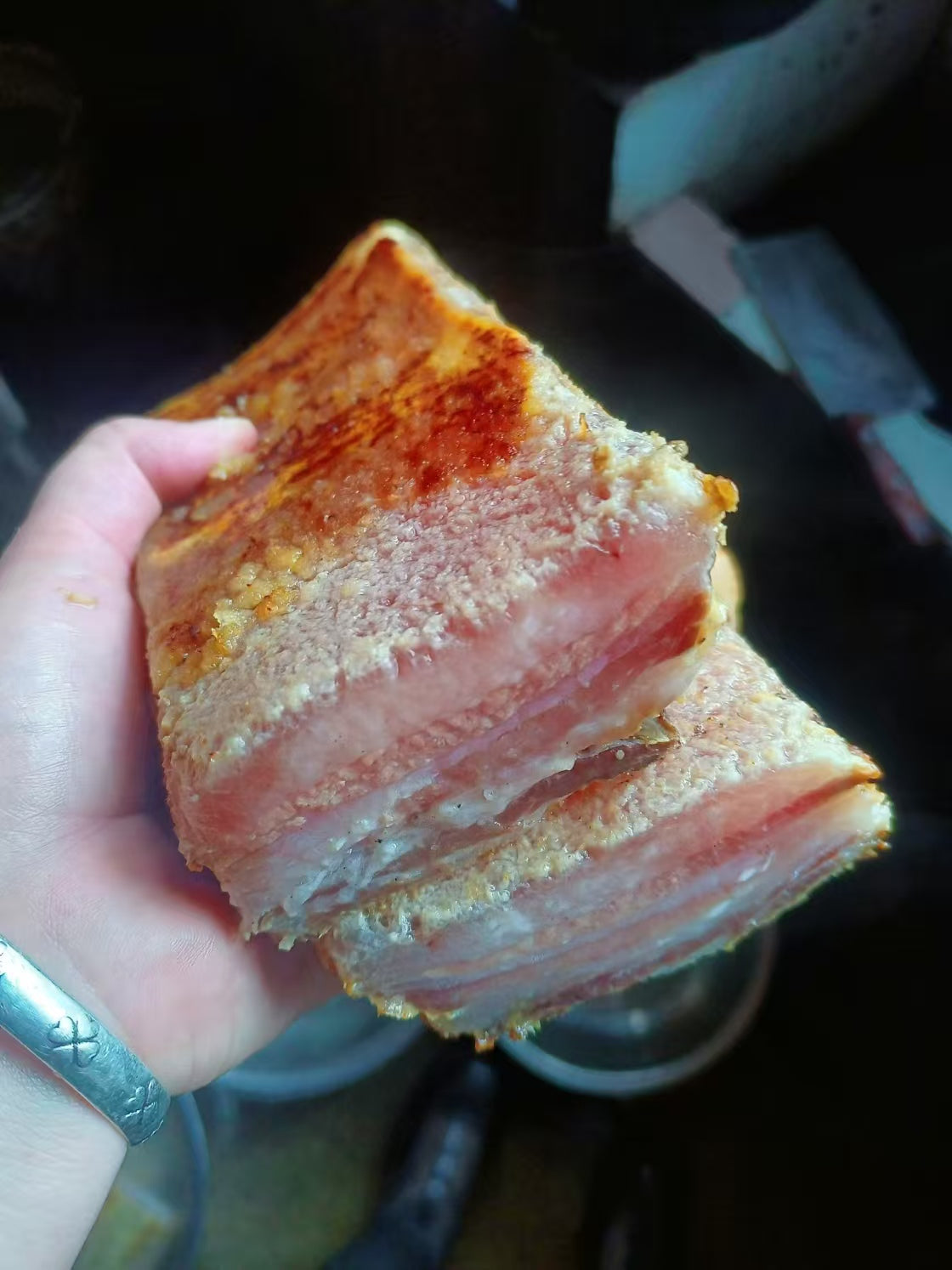 「西坡小阿艳家」 咸肉（五花肉）500克